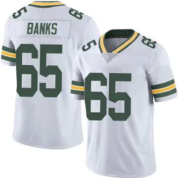 Men's Aaron Banks Green Bay Packers Limited White Vapor Untouchable Jersey