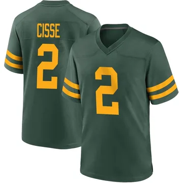 Men's Brandon Cisse Green Bay Packers Game Green Alternate Jersey
