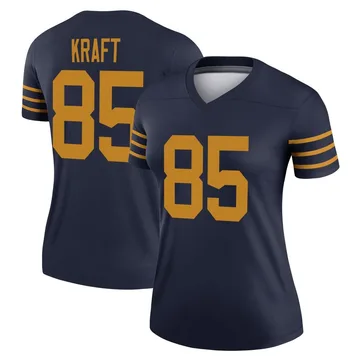 Women's Tucker Kraft Green Bay Packers Legend Navy The 1923 Classic Jersey