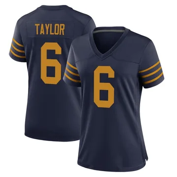 Women's Tyrod Taylor Green Bay Packers Game Navy The 1923 Classic Jersey