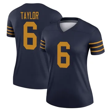 Women's Tyrod Taylor Green Bay Packers Legend Navy The 1923 Classic Jersey