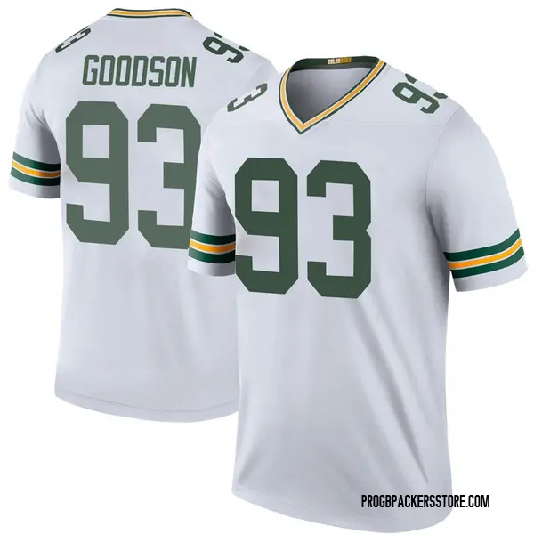 green bay packers white jersey