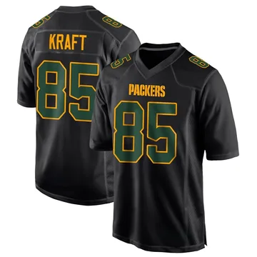 Youth Tucker Kraft Green Bay Packers Game Black Fashion Jersey